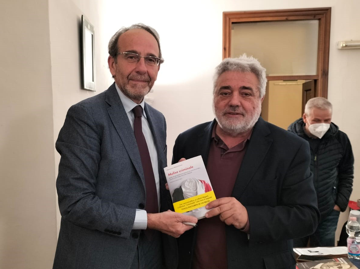 Foto presentazione libro Molise Criminale