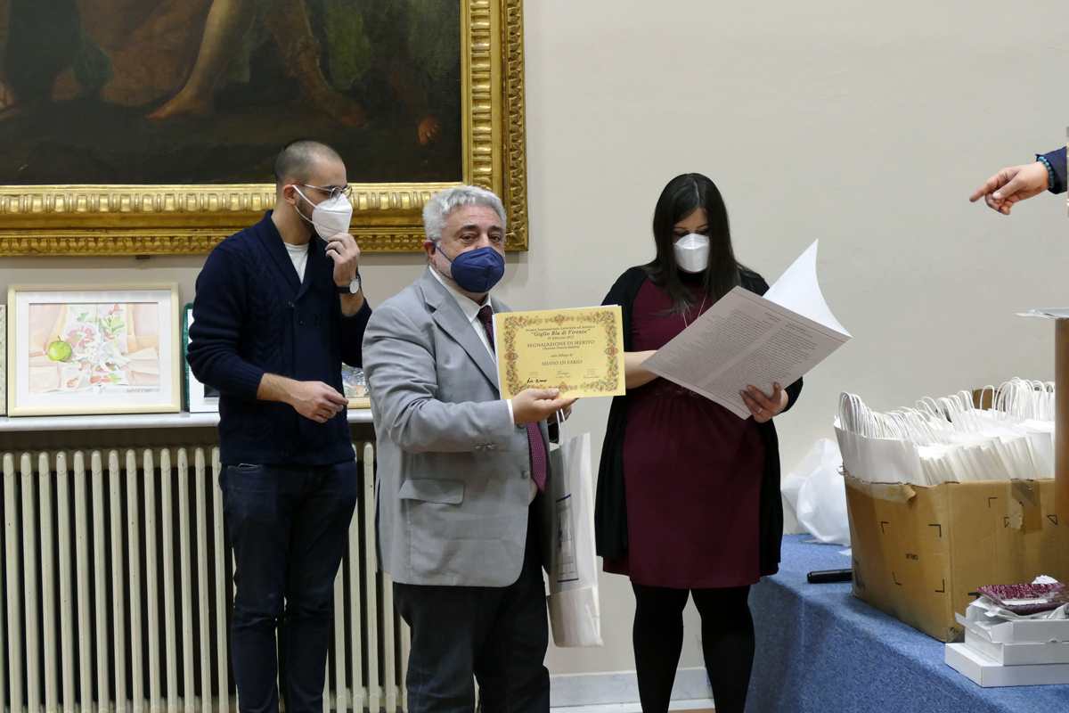 Foto premio Giglio Blu libro Molise Criminale