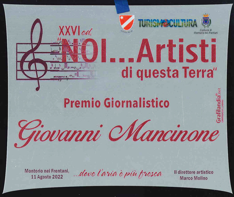 Premio al giornalismo