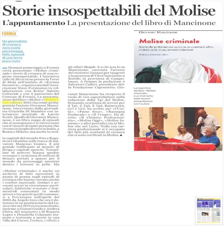 Rassegna stampa Oggi Latina