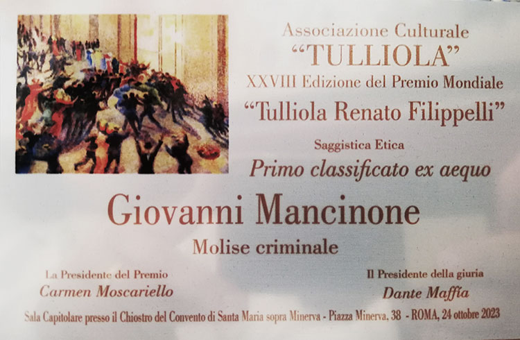 Premio Tulliola Renato Filippelli