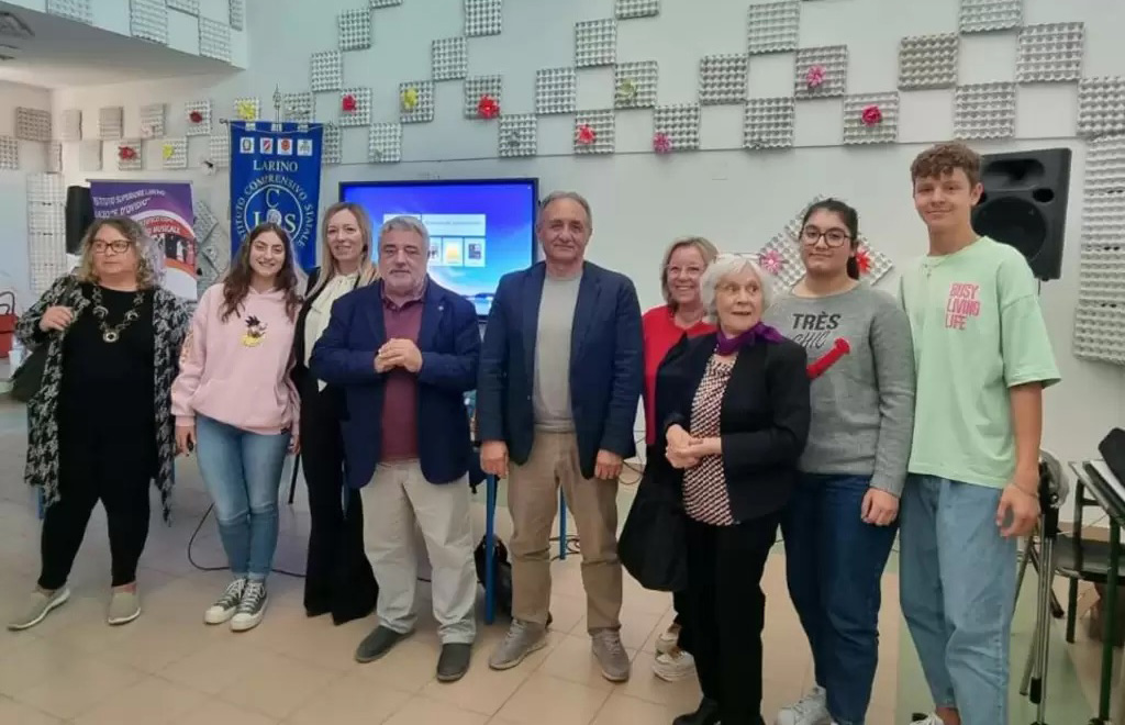 Foto dell'incontro al Liceo D'Ovidio