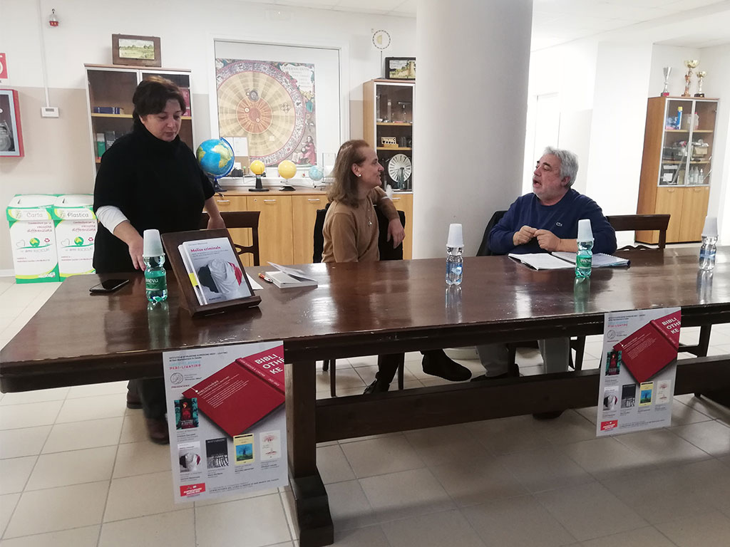 Foto incontro al Liceo Classico Livatino di San Marco dei Cavoti