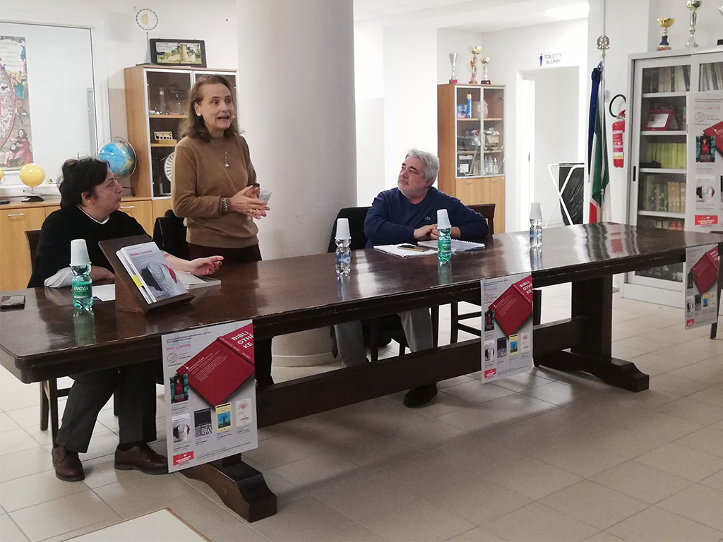 Foto incontro al Liceo Classico Livatino di San Marco dei Cavoti